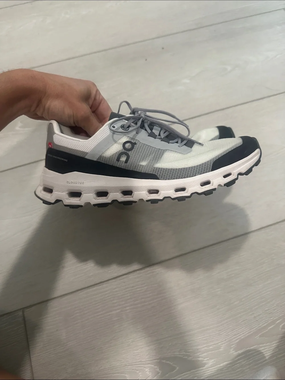 On-Brand Women’s  Gray and White Running Shoes
